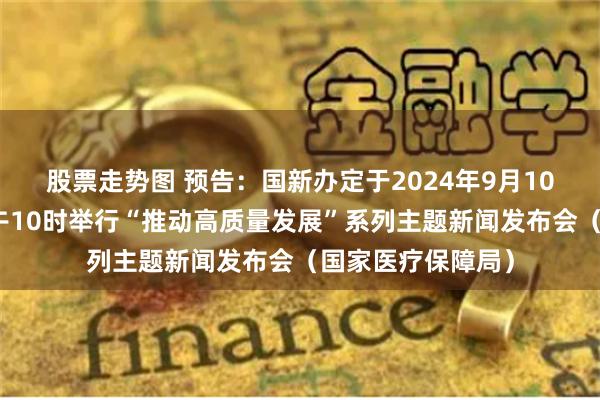 股票走势图 预告：国新办定于2024年9月10日（星期二）上午10时举行“推动高质量发展”系列主题新闻发布会（国家医疗保障局）