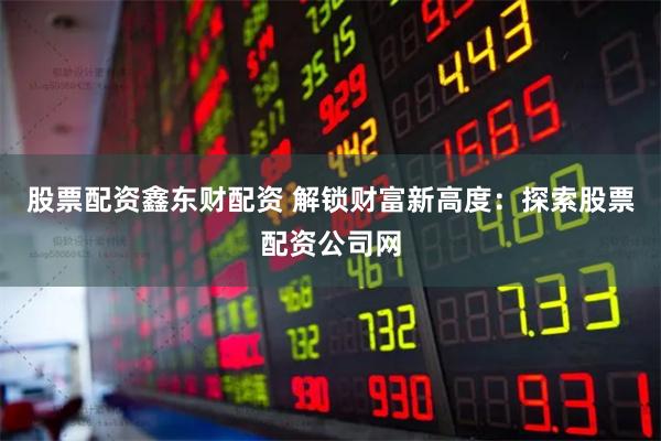 股票配资鑫东财配资 解锁财富新高度:探索股票配资公司网